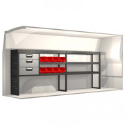 Kit Aménagement Mercedes VITO côté gauche bloc 3 tiroirs