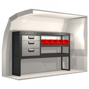 Kit Aménagement Nissan NV200 côté gauche 5 modul box