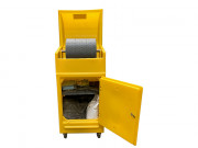 Kit mobile absorbants universels 130 l - kit interventions d'urgence