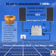 Kit Panneau Solaire 1200 Wc