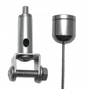 Kit support suspendu avec câble plafond - De 2 à 5Ml