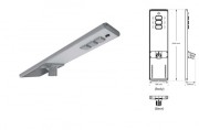 Lampadaire public solaire LED 60W