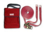 Ligne de vie horizontale avec point d'ancrage intermédiaire - Longueur  20 m