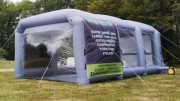 Location cabine de peinture gonflable - 8 m