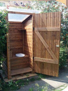 Location toilette sèche écologique - H 2.1 x L 1.2 x P 1.2 m