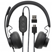 Logitech Zone Wired - Version UC - Casque PC / USB