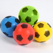 Ballon de football en mousse PU - Diamètre : 12 cm - 4 coloris