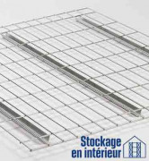 Plancher métallique avec bords tombés - Charge 300 à 800 kg - Dim. 1100 x 880 mm