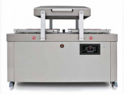 Machine à emballer sous vide double cloche sur roulettes