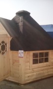 Cottage en bois 7m2 avec grill 