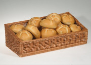 Manne pâtissier en osier rectangulaire - 500 x 400 mm ou 500 x 250 mm