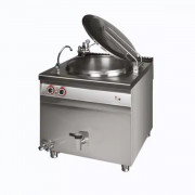 Marmite de cuisson électrique en inox - 80 L - 12,5 kW 