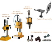 Machine de marquage par micro percussion - Force de 500 kg à 10 tonnes