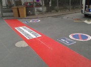 Marquage routier temporaire