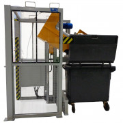 Mât élévation rotation cartérisé - 50 kg à 0,33 m du tablier - Inclinaison : 125°