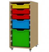 Meuble de rangement 3 à 8 bacs