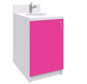 Table à langer avec vasque - L 580 x H 869 x P 600 mm