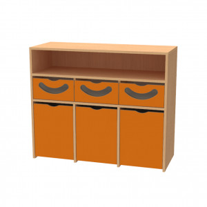 Meuble de rangement crèche