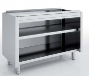 Meuble neutre inox sans dessus