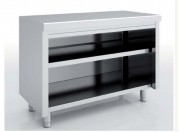 Meuble neutre inox sans porte