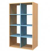 Meuble ouvert fond translucide