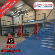 Mezzanine industrielle manorga - 100m² -
