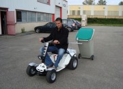 Micro tracteur autoporté avec remorque - Capacité 500 à 1500 kg - Vitesse de 5 à 16 km/h