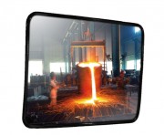 Miroir de sécurité industrielle en inox