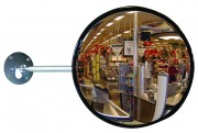 Miroir de surveillance intérieur et extérieur - Visibilité 1 à 22 m - Dim. ?35 à ?80 cm