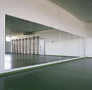 Miroir salle de sport - Dim. 200x100 cm - Ep. 3 mm 