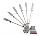 Monobrosse avec plateau vibrant 