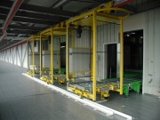 Monorail automoteurs pour manutention de palettes