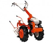 Motoculteur à mancherons réglables en hauteur