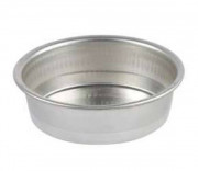 Moule à manqué rond uni en fer - Bordé - Fer blanc - ?.10/9 à 32/29,5 cm - H.3 à 5,5 cm