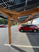 Ombrière photovoltaïque de parking 2 ou 3 places