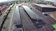 Ombrière photovoltaïque pour parking - Sur mesure