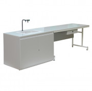 Paillasse de laboratoire - Dim. L3000 x P750 x H900 mm