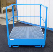 Plateforme de rétention en acier galvanisé - Capacité de rétention : 240 ou 440 l -