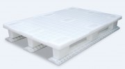 Palette en plastique 3 semelles gerbable