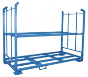 Rack à pneus pliable - Charge 800 kg - Dim. L2400 x l1200 x H1800 mm