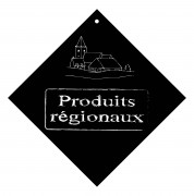 Pancarte à ventouse Produits régionaux