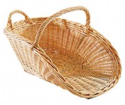 Panier à bois crocane ouvert