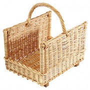 Panier à bûches en osier