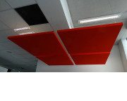 Panneau acoustique pour bureau - Suspendu, mural ou sur pieds - Ep. 50 mm - Coefficient d’absorption : αw = 0,95