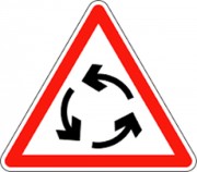 Panneau carrefour giratoire AB25