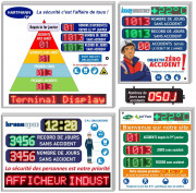 Panneau d'affichage de sécurité
