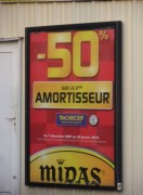 Panneau d'affichage publicitaire mural - Format d'affichage 120x80 , 160x120 ou 176x120 cm