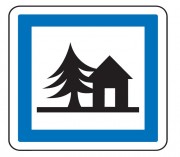 Panneau d'indication auberge de jeunesse CE5a