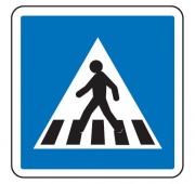 Panneau d'indication passage piéton C27