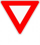 Panneau signalisation d'intersection et de priorité AB3